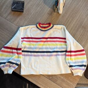 Tucker + Tate Colorful Striped Turtleneck Sweater